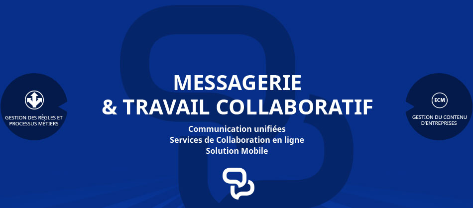 Messagerie et travail collaboratif, communication unifiée, service de collaboration en ligne - solution mobile 